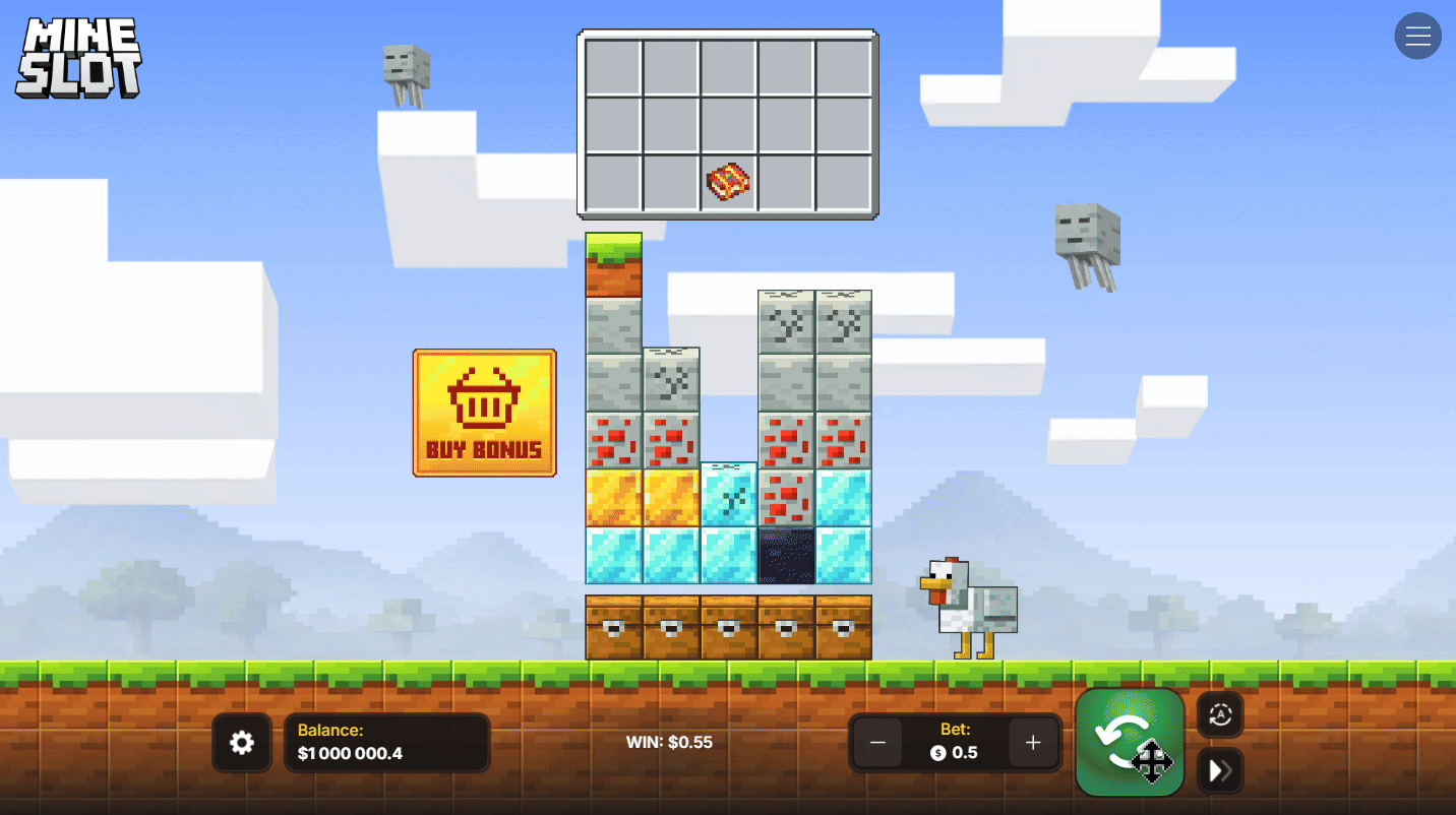 Mine Slot gameplay